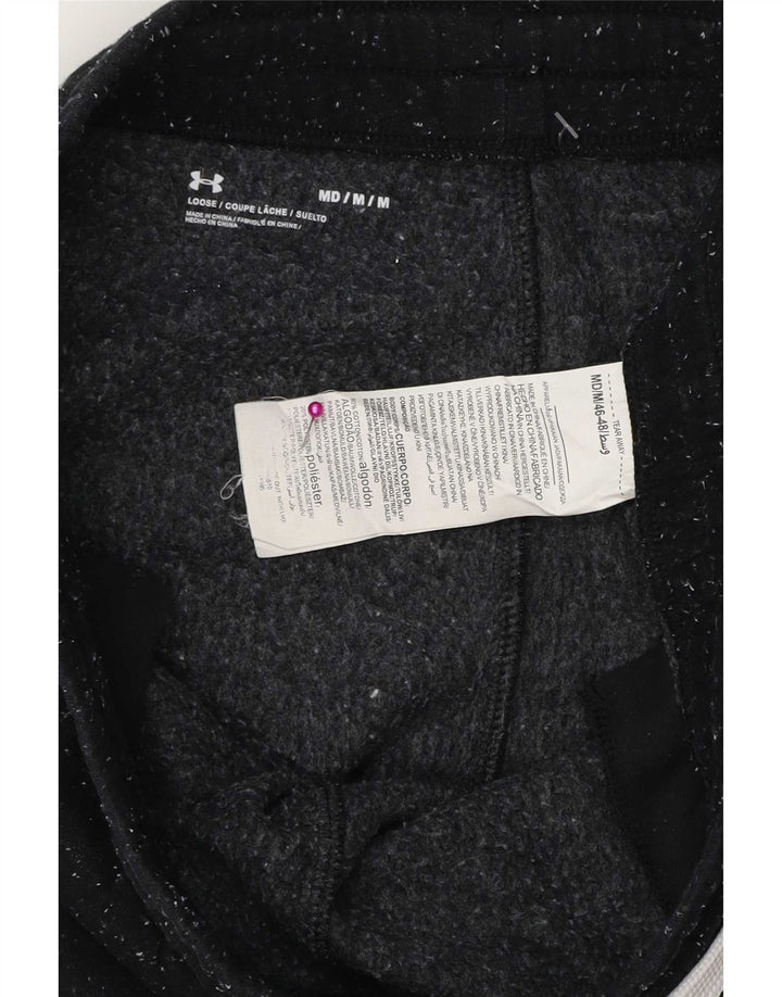 Under Armour Mens Graphic Tracksuit Trousers Joggers Medium Black Flecked