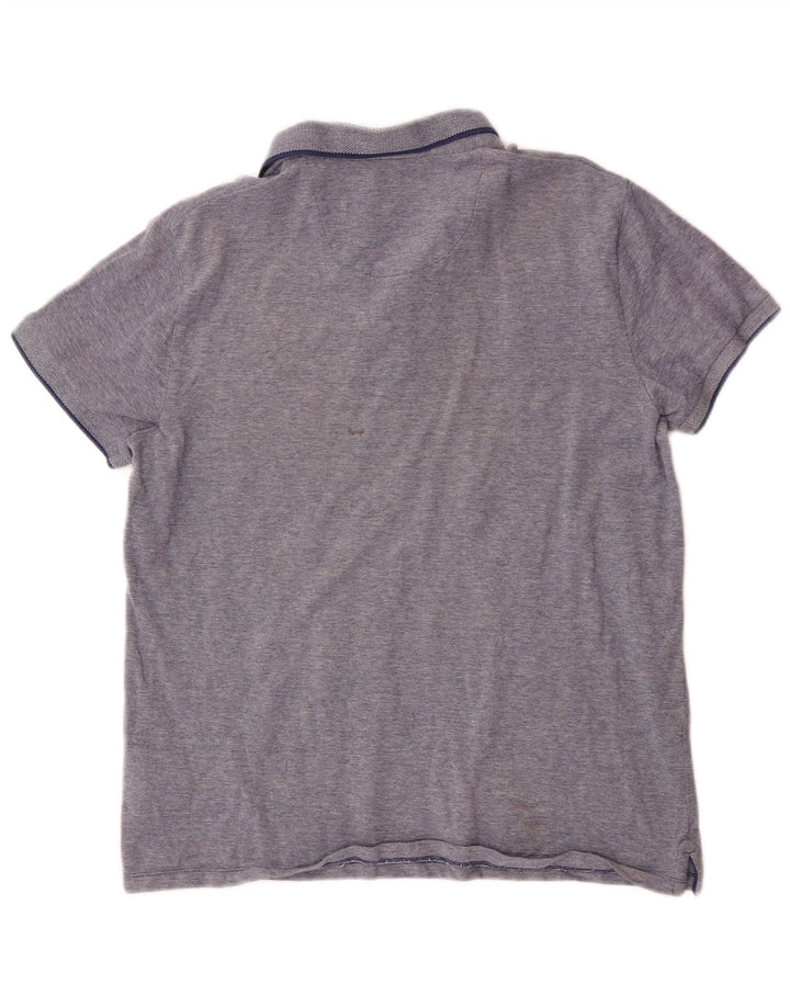 Polo da uomo Wrangler grande in cotone blu navy