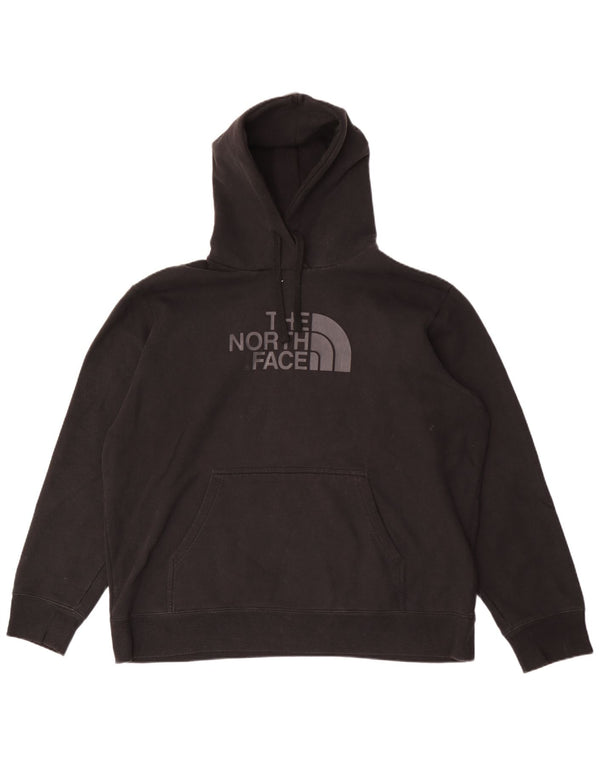 THE NORTH FACE Mens Graphic Hoodie Jumper XL Algodão Preto
