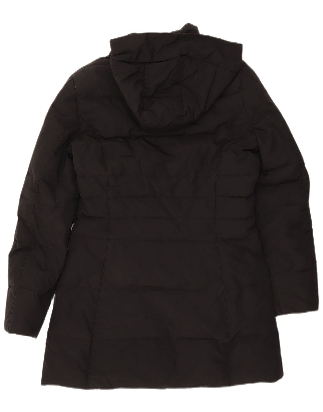 Woolrich Womens Hooded Padded Coat UK 10 Small Black