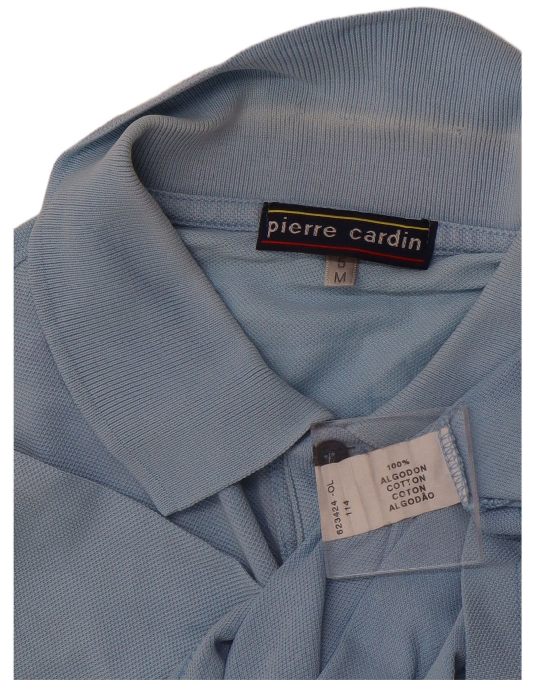 PIERRE CARDIN Poloshirt til mænd Medium blå bomuld
