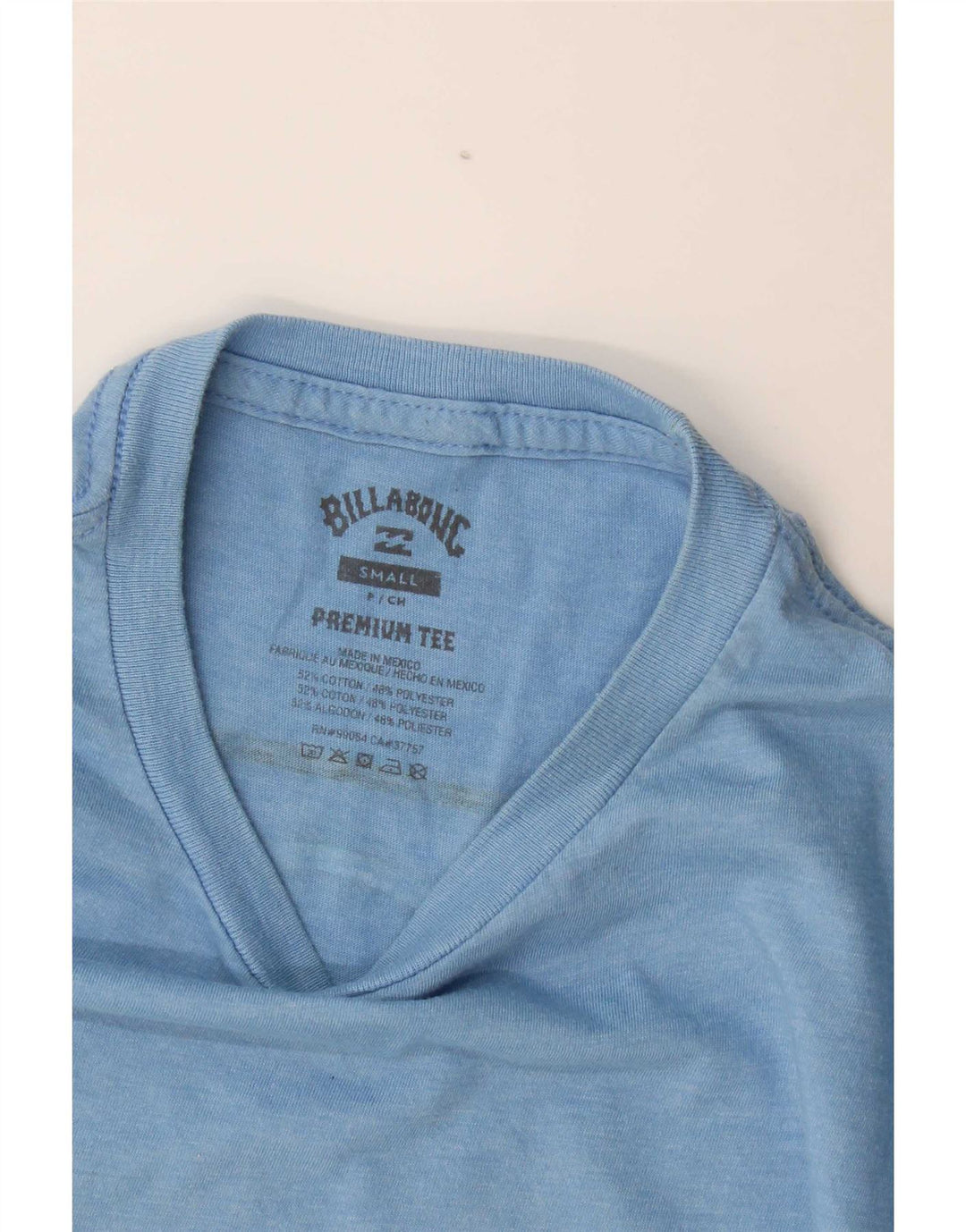 Billabong Mens Graphic T-Shirt Top Small Blue Cotton
