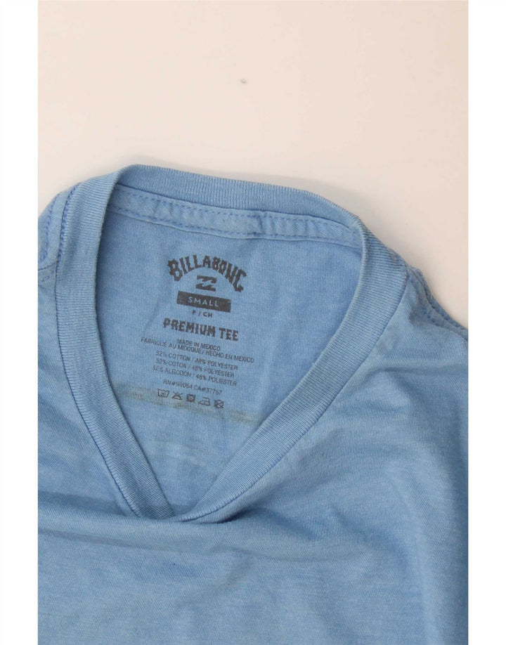 Billabong Mens Graphic T-Shirt Top Small Blue Cotton