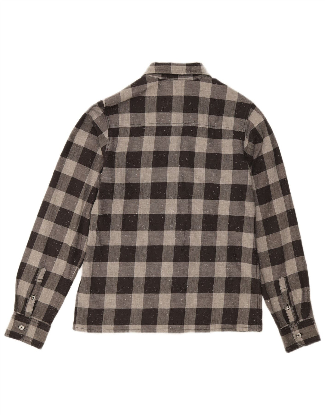Timberland Boys Flannel Shirt 13-14 Years Small Grey Gingham Cotton