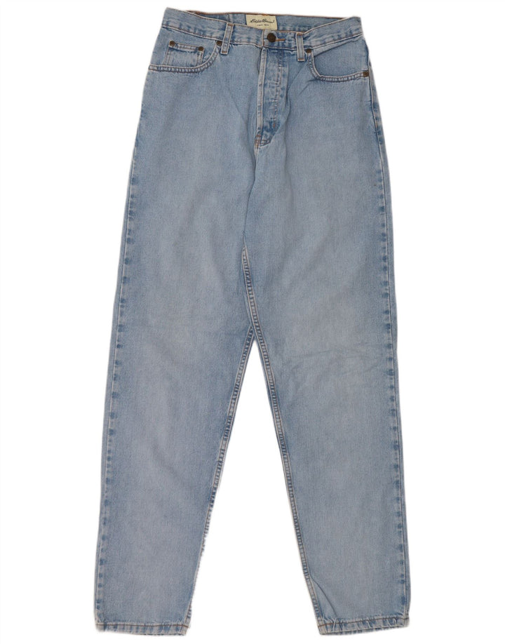 EDDIE BAUER Womens Tapered Jeans US 8 Medium W28 L33 Blue Cotton