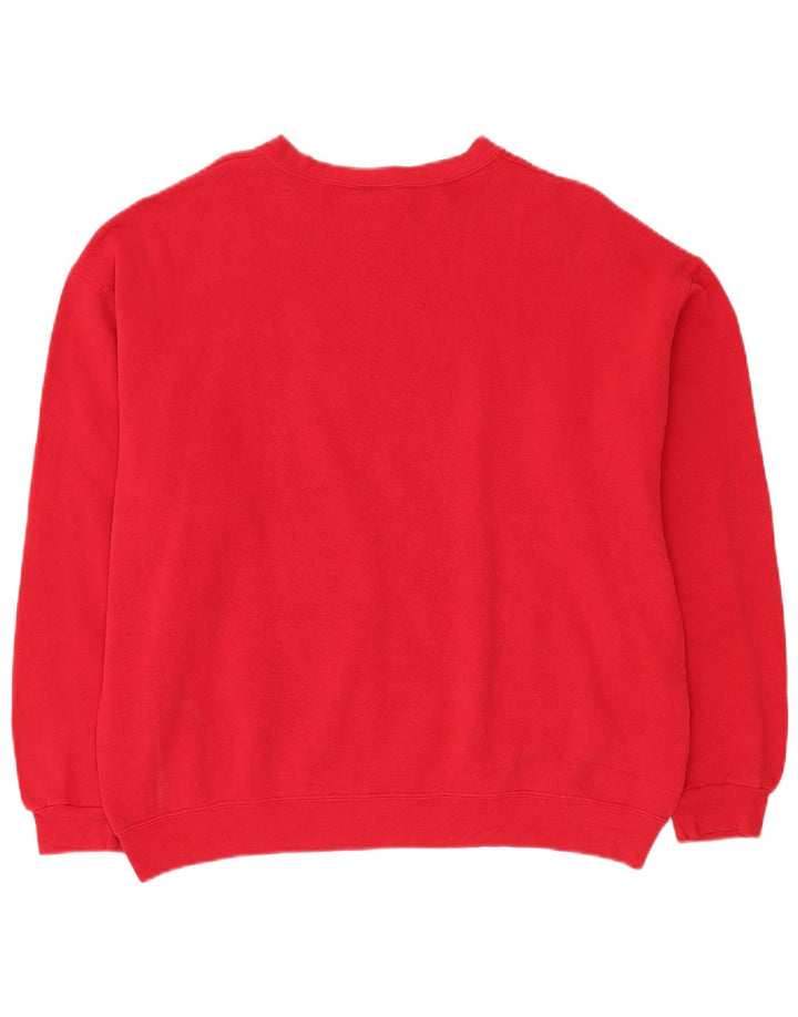 LEE Mens Sweatshirt Jumper XL Red Cotton