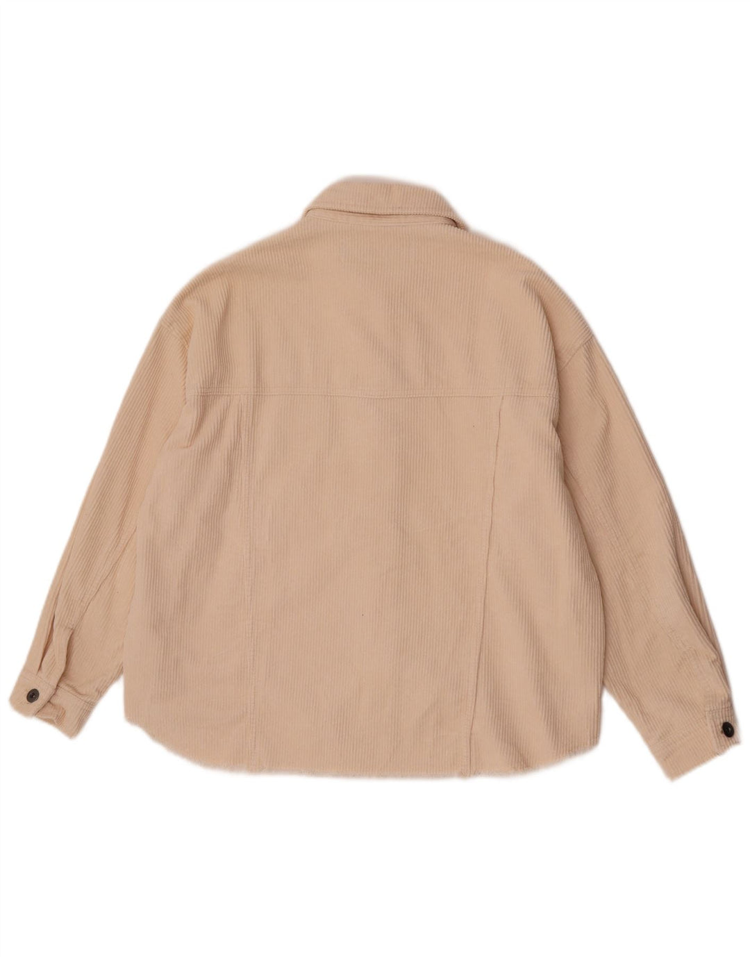 Giacca oversize in velluto a coste da donna Zara UK 6 XS Beige