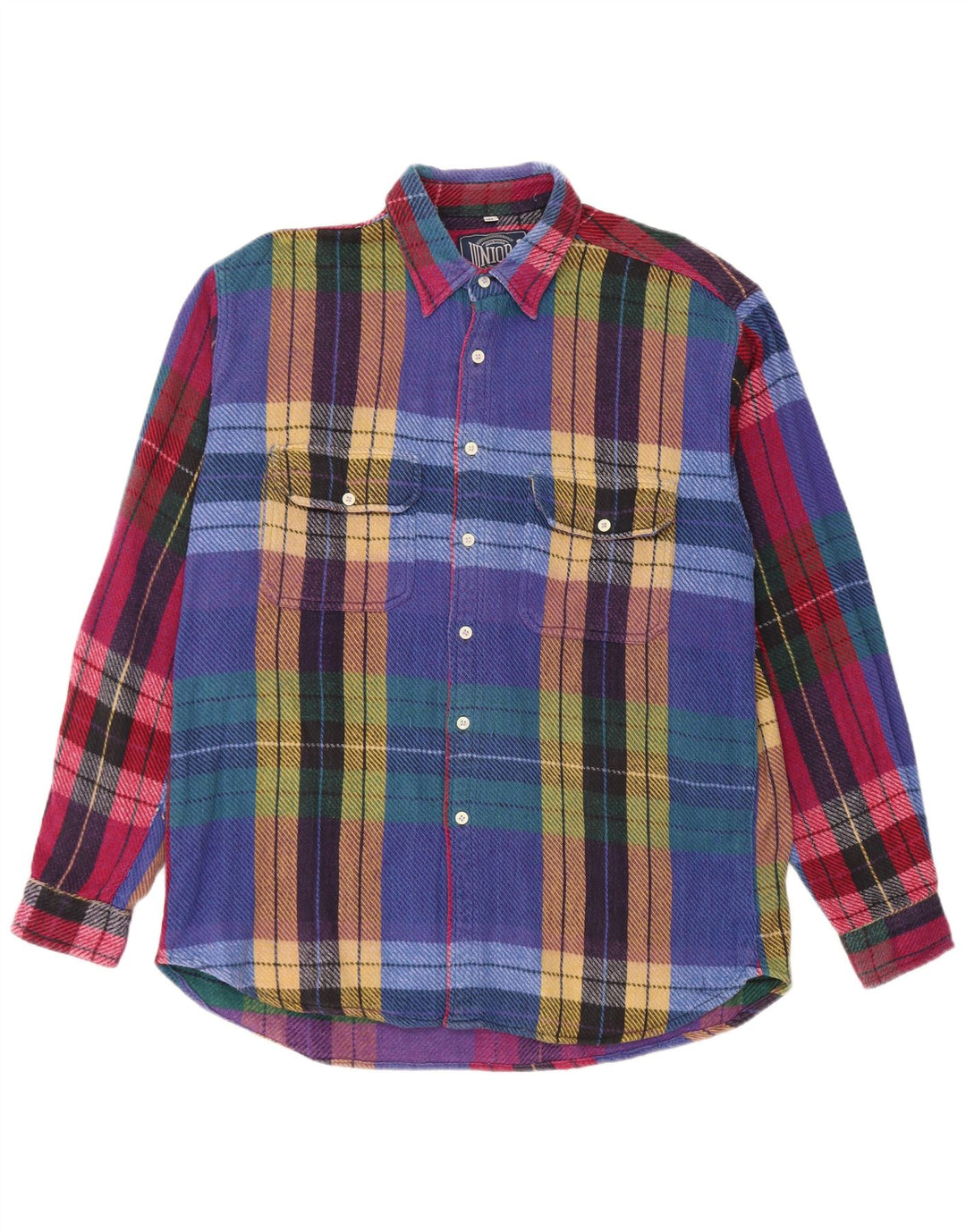 Chemise en flanelle pour hommes Junior.D XL à carreaux multicolores