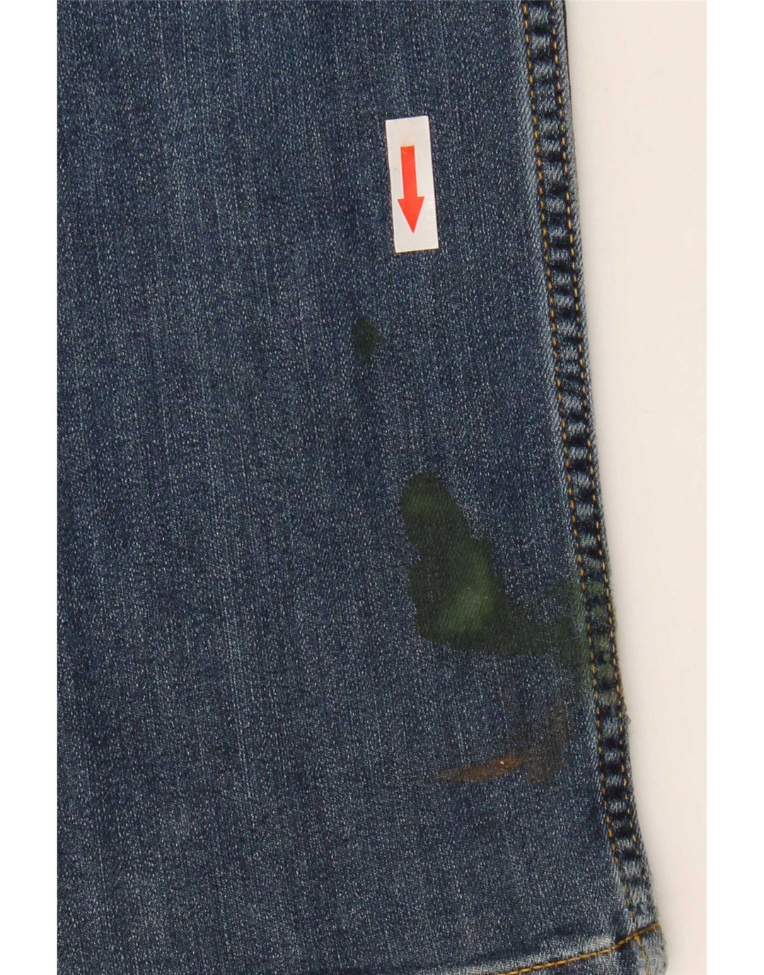 Lee Mens Brooklyn Straight Jeans W36 L30 Blue Cotton