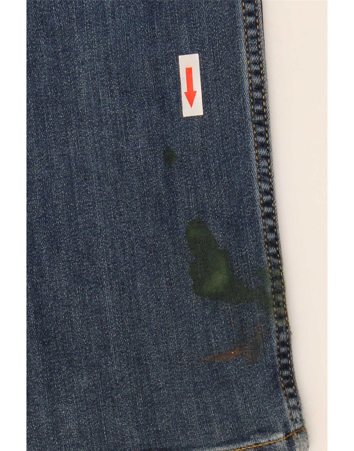 Lee Mens Brooklyn Straight Jeans W36 L30 Blue Cotton