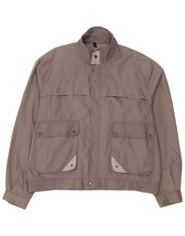 Giubbotto bomber da uomo C&A IT 58 4XL Poliestere color block grigio