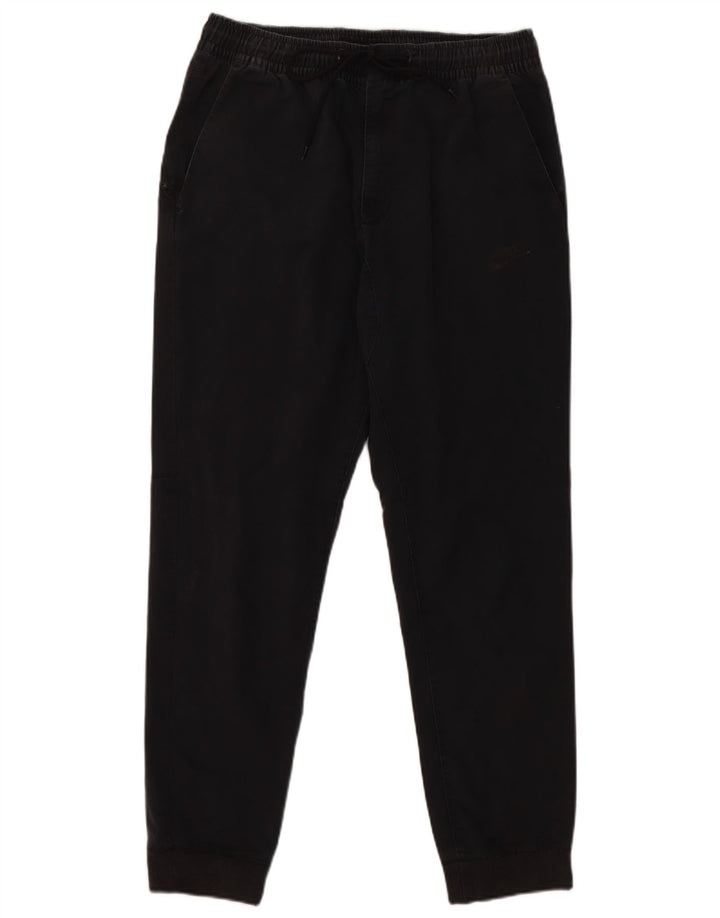 Nike Mens Tracksuit Trousers Joggers Large  Black Cotton