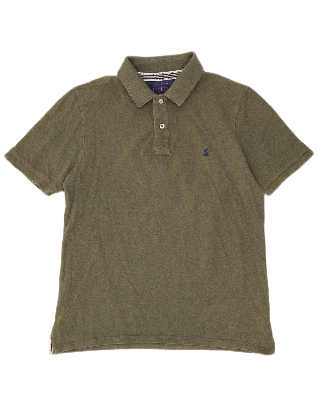 Joules Mens Classic Fit Polo Shirt Medium Khaki Cotton