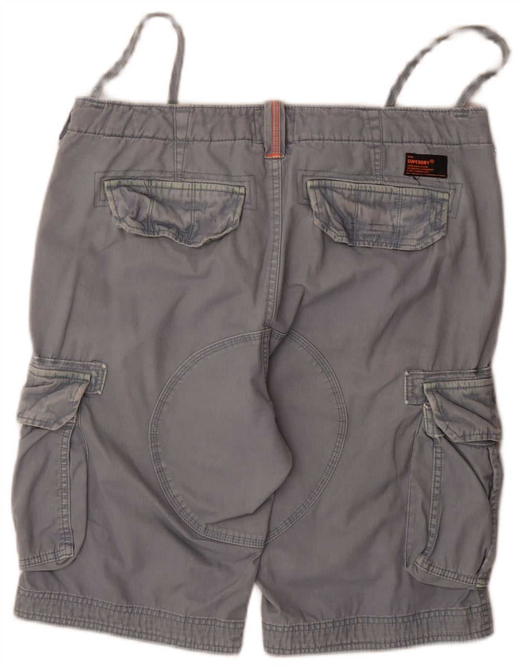 Superdry Cargo Shorts til mænd W36 Large Blue Bomuld
