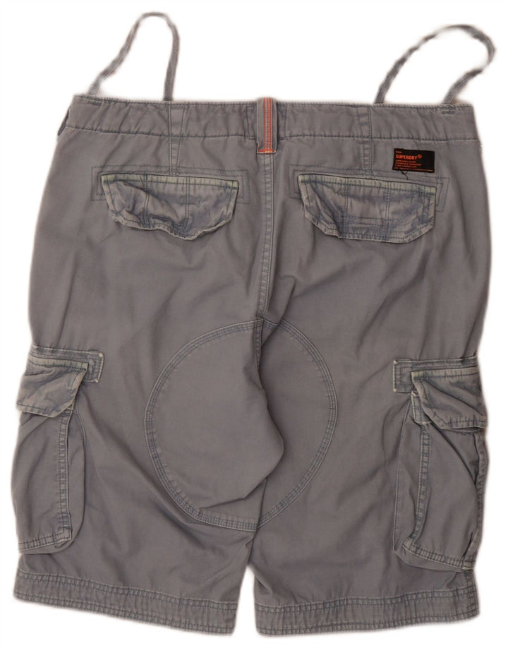 Superdry Cargo Shorts til mænd W36 Large Blue Bomuld
