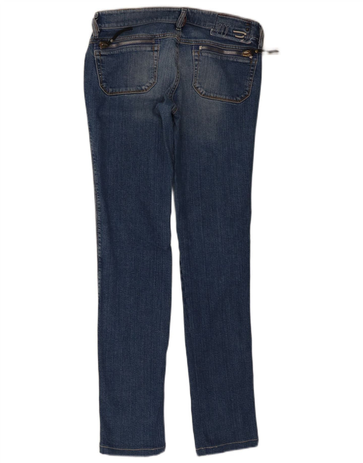 Diesel Womens Distressed Slim Jeans W27 L31 Blue Cotton