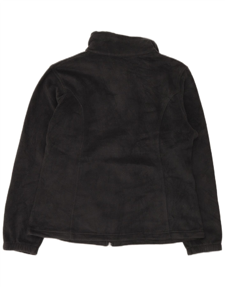 COLUMBIA Womens Fleece Jacket UK 18 XL Black Polyester
