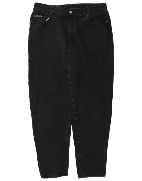 Jeans affusolati da uomo Calvin Klein W36 L30 cotone nero