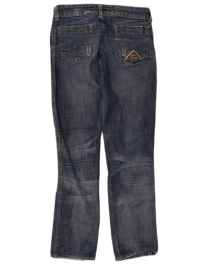 Roy Rogers Womens Distressed Straight Jeans IT 42 Medium W28 L30 Blue