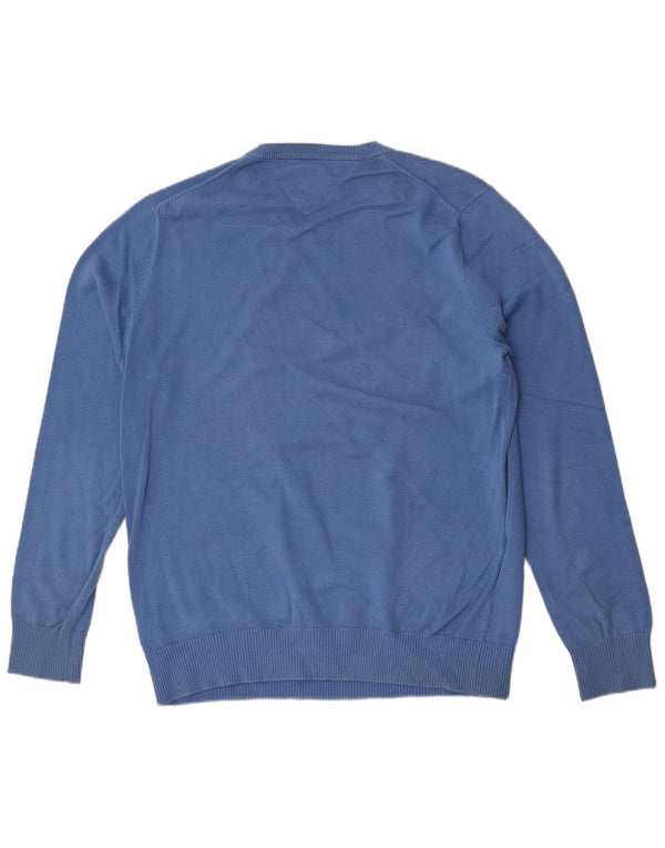 Tommy Hilfiger Herre Crew Neck Jumper Sweater 2XL Blå Bomuld