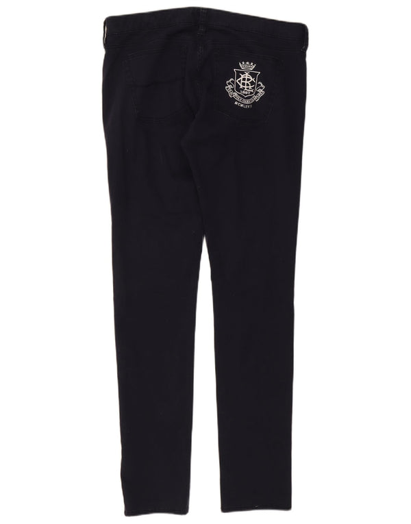Polo Ralph Lauren Pantalon décontracté skinny pour femme W32 L32 Bleu marine Coton