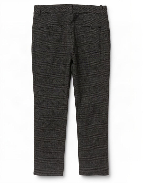 Zara Γυναικείο κωνικό παντελόνι Chino EU 40 Medium W30 L27 Grey Houndstooth