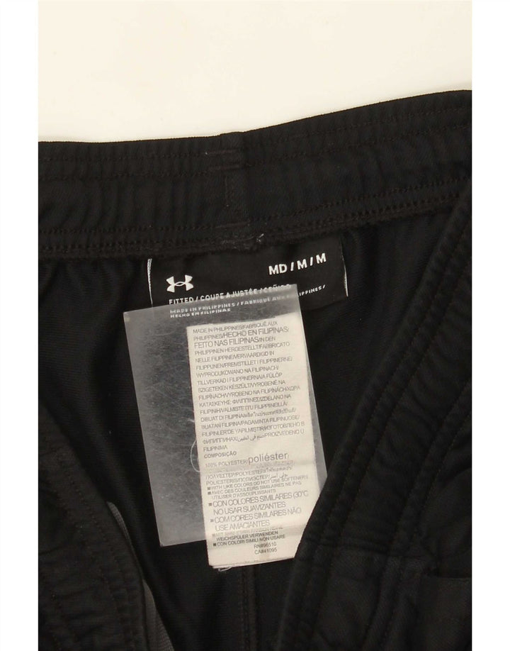 Under Armour Mens Tracksuit Trousers Medium Black Polyester