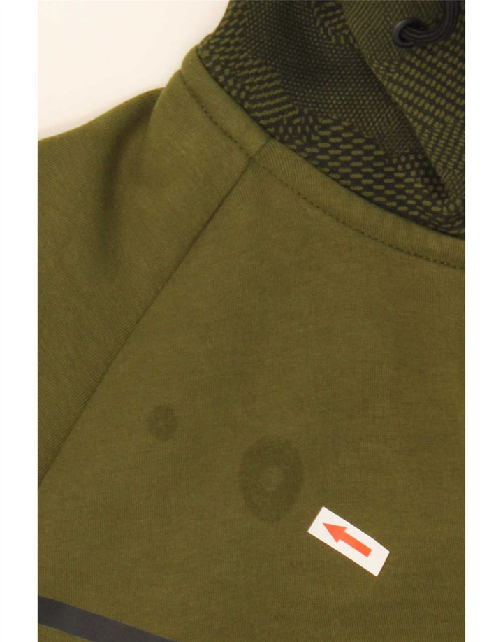 Nike hættetrøje med lynlås til mænd Medium Khaki Camouflage Bomuld