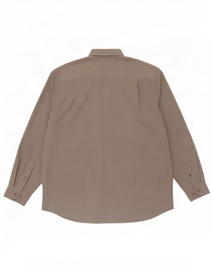 Camicia da uomo James Pringle XL Poliestere gessato grigio