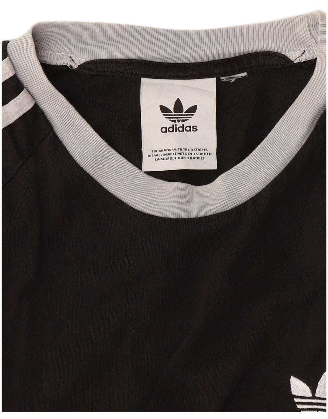 Adidas Mens T-Shirt Top Large Black