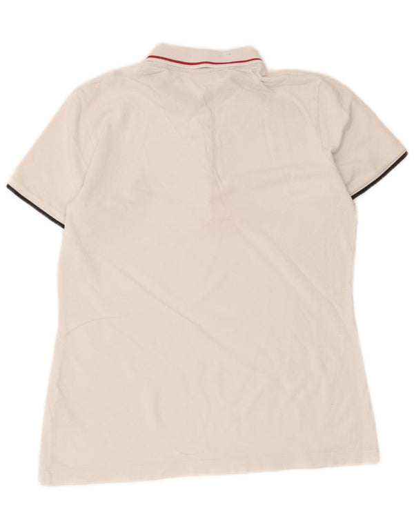 Marina Yachting Damen Poloshirt UK 14 Mittelweiße Baumwolle