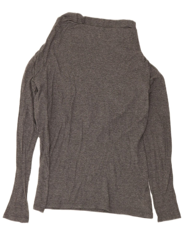 Armani Jeans Womens Top Long Sleeve EU 44 XL Grey Cotton