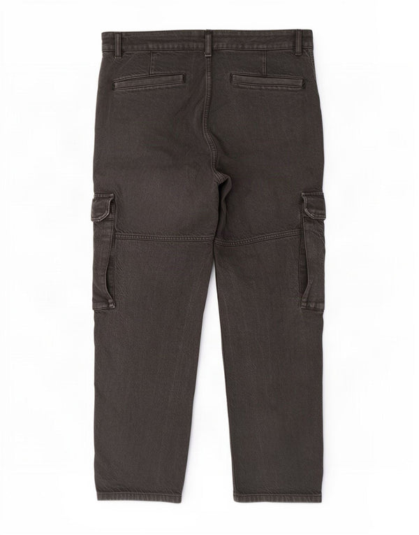 Zara Herre Cargo Loose Jeans EU 40 Medium W31 L30 Grå Bomuld