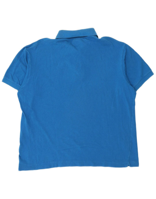 Lacoste Mens Classic Fit Polo Shirt Size 6 XL Blue Cotton