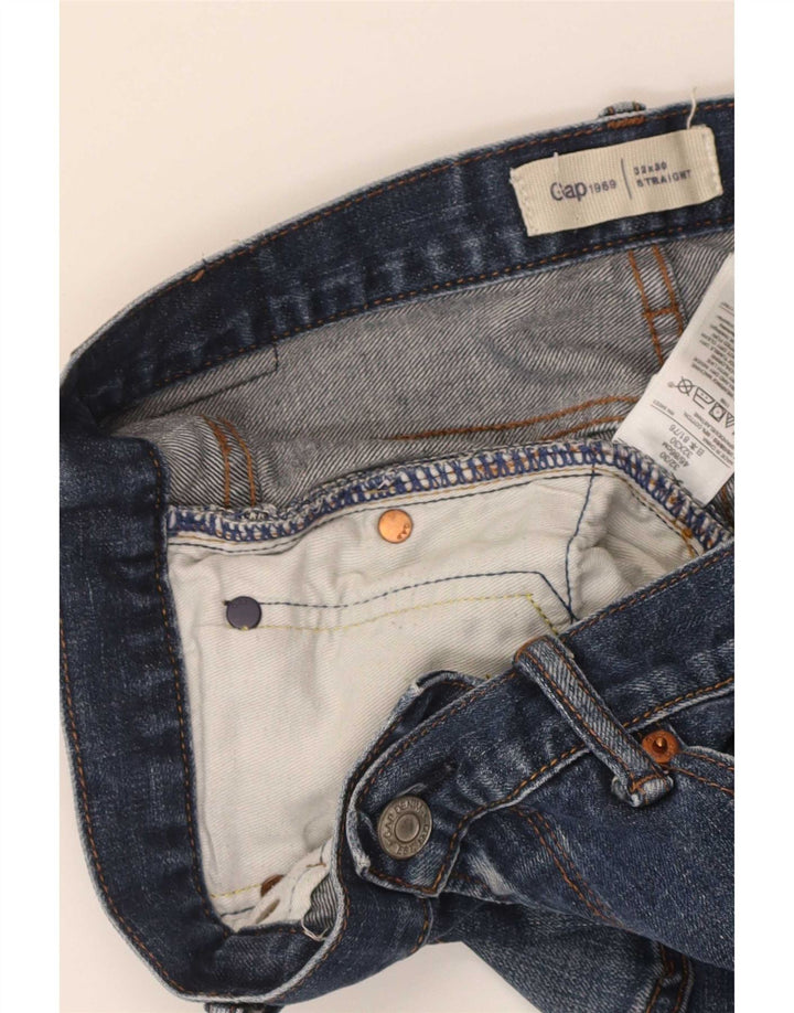 Jeans dritti da donna Gap W32 L30 cotone blu