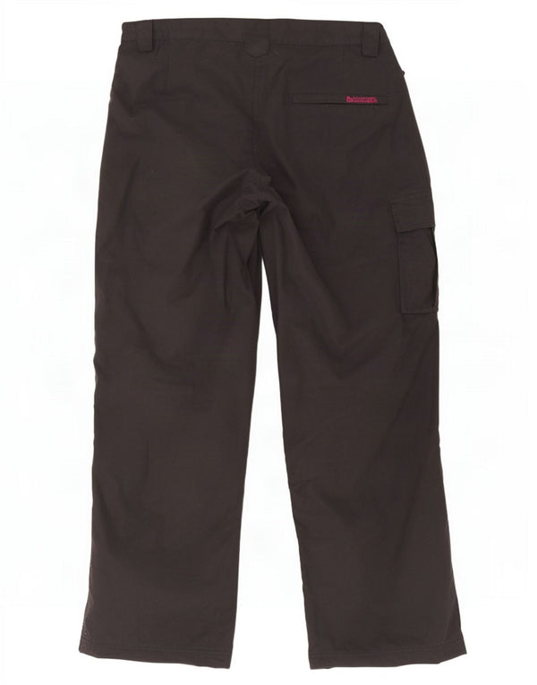 Pantalones cargo rectos para mujer de Mountain Warehouse UK 44 Large W34 L35 Negro