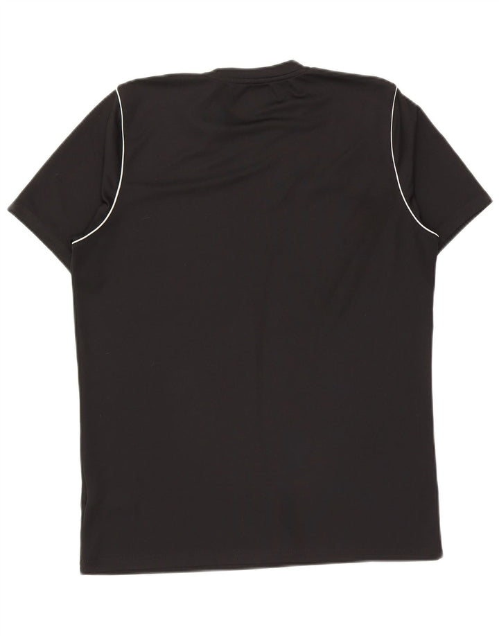 T-shirt Nike Dri Fit Slim Fit da uomo, grande, in poliestere nero