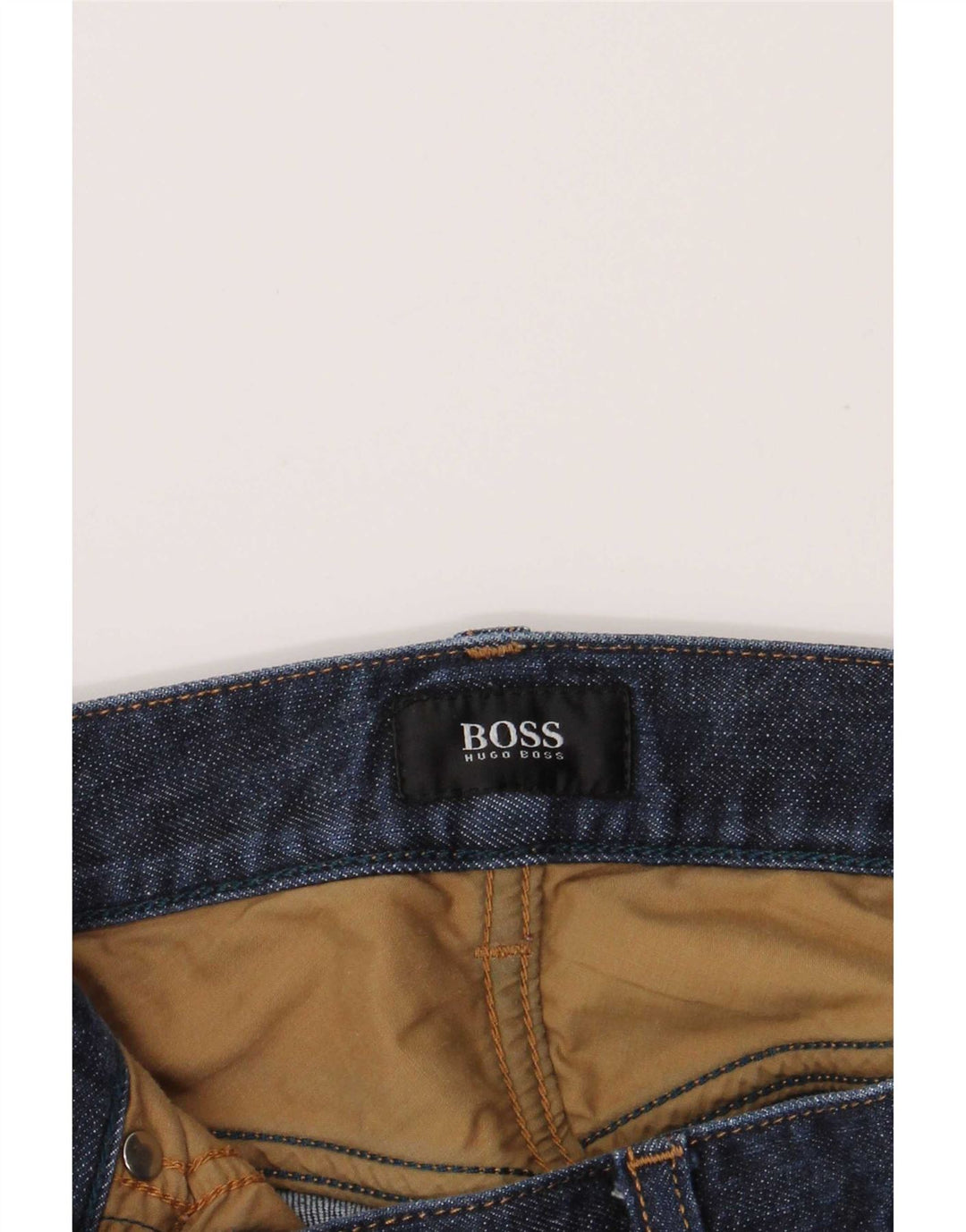 Jeans dritti da uomo Hugo Boss W36 L33 Blu Navy