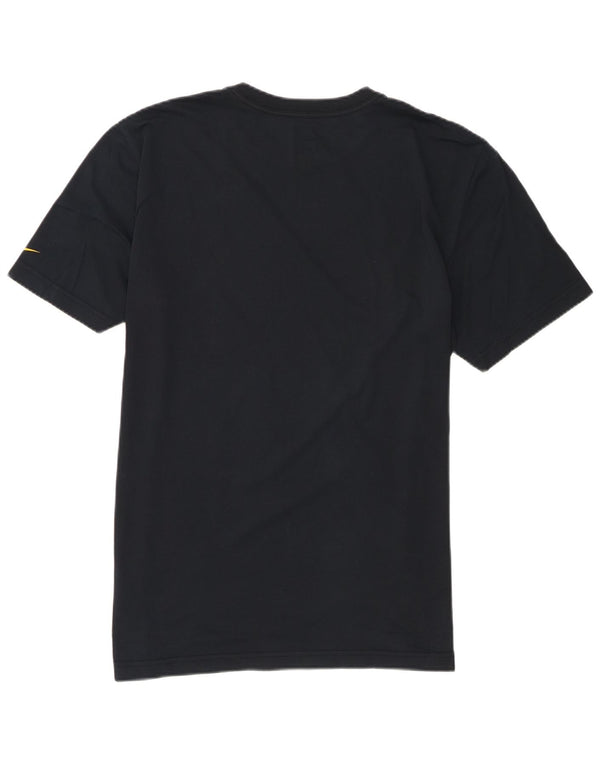 Nike Hommes Dri Fit Graphic T-Shirt Haut Large Bleu Marine Coton