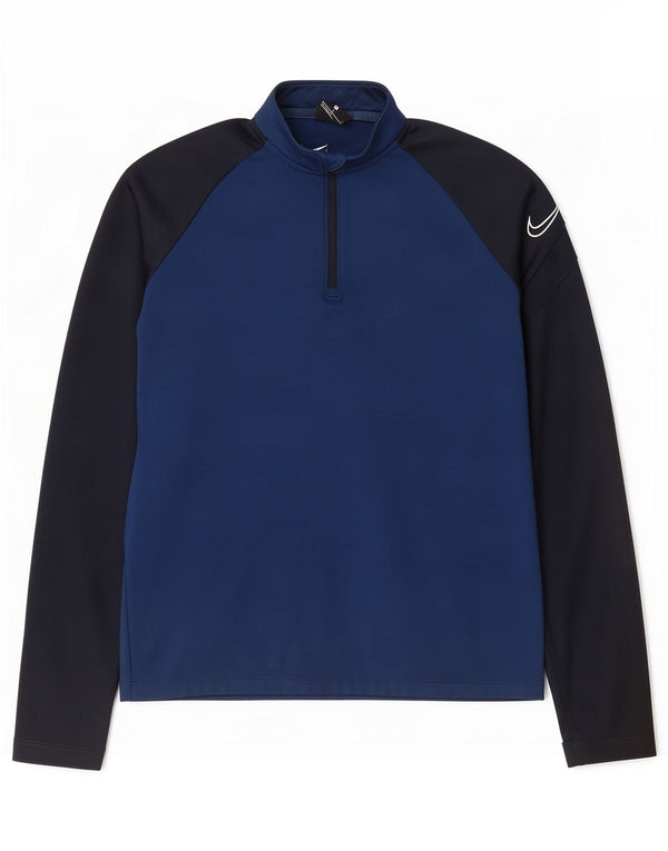 Nike Boys Dri Fit Jersey Chándal Top 12-13 años Grande Azul Marino