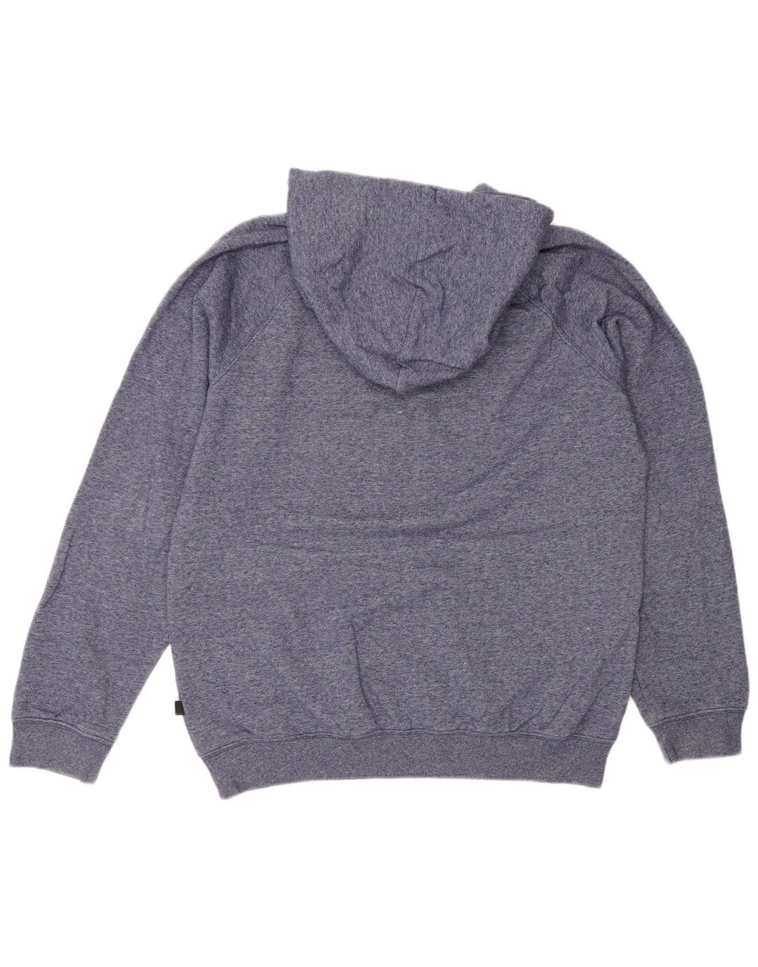 Quiksilver Mens Hoodie Jumper Medium Blue Flecked Cotton