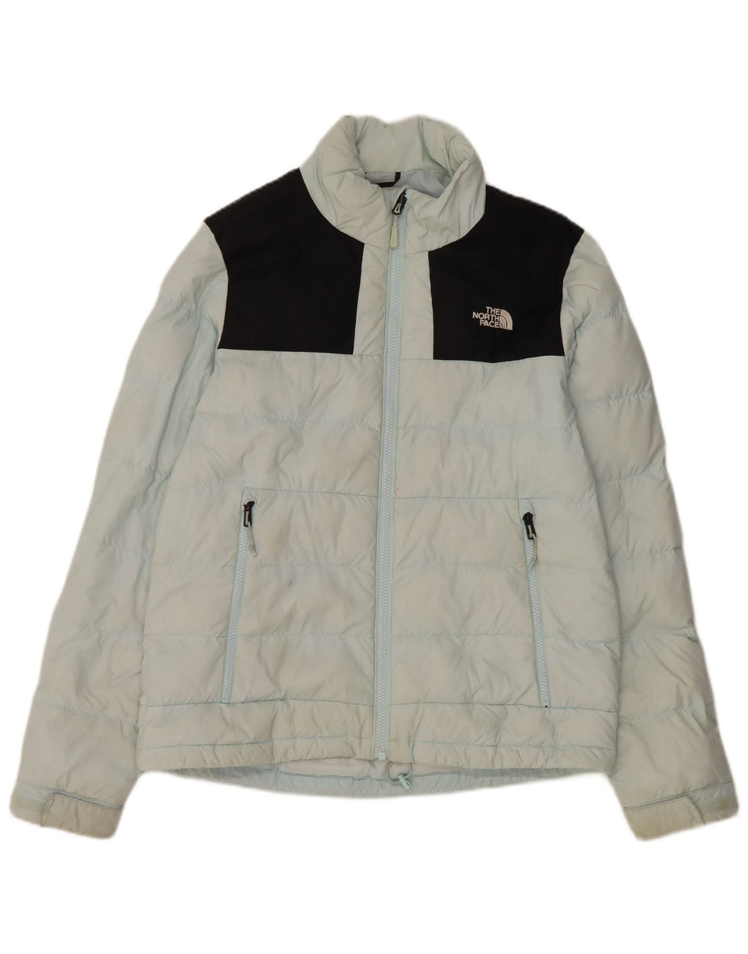 Damska kurtka THE NORTH FACE Graphic Padded Jacket UK 14 w kolorze średnioniebieskim