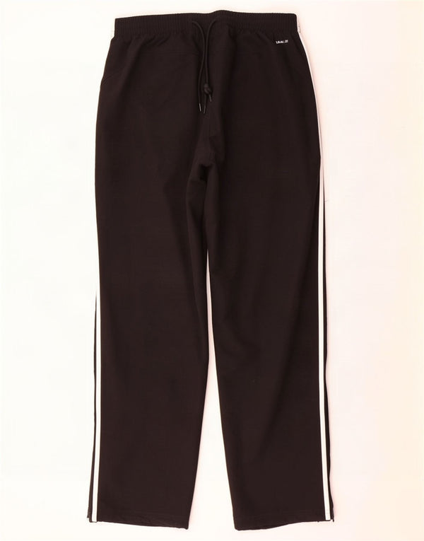 Pantaloni da tuta Adidas Climalite da uomo grandi in poliestere nero