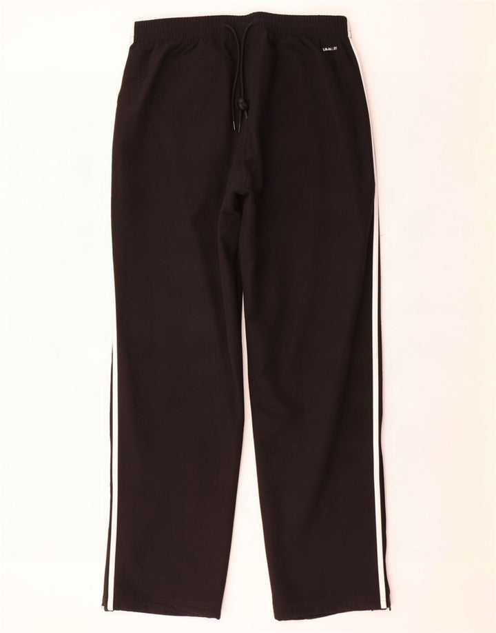 Pantaloni da tuta Adidas Climalite da uomo grandi in poliestere nero