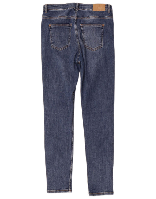 Dziewczęce jeansy Skinny z przetarciami Zara 13-14 lat W26 L26 Niebieska bawełna