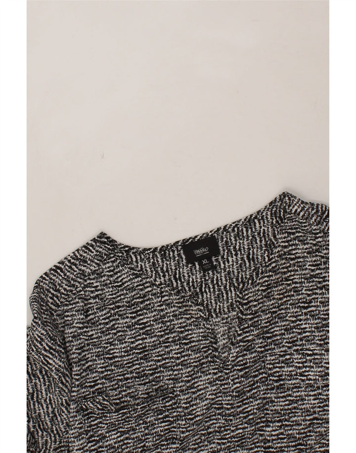 MOSSIMO Womens Long Sleeve A-Line Dress UK 18 XL Grey Polyester Vintage Mossimo and Second-Hand Mossimo from Messina Hembry 