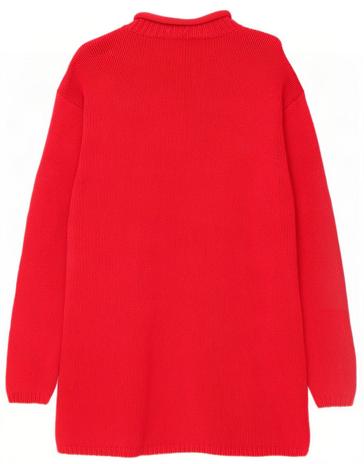 Abito maglione St. Michael da donna Marks & Spencer UK 12 rosso medio