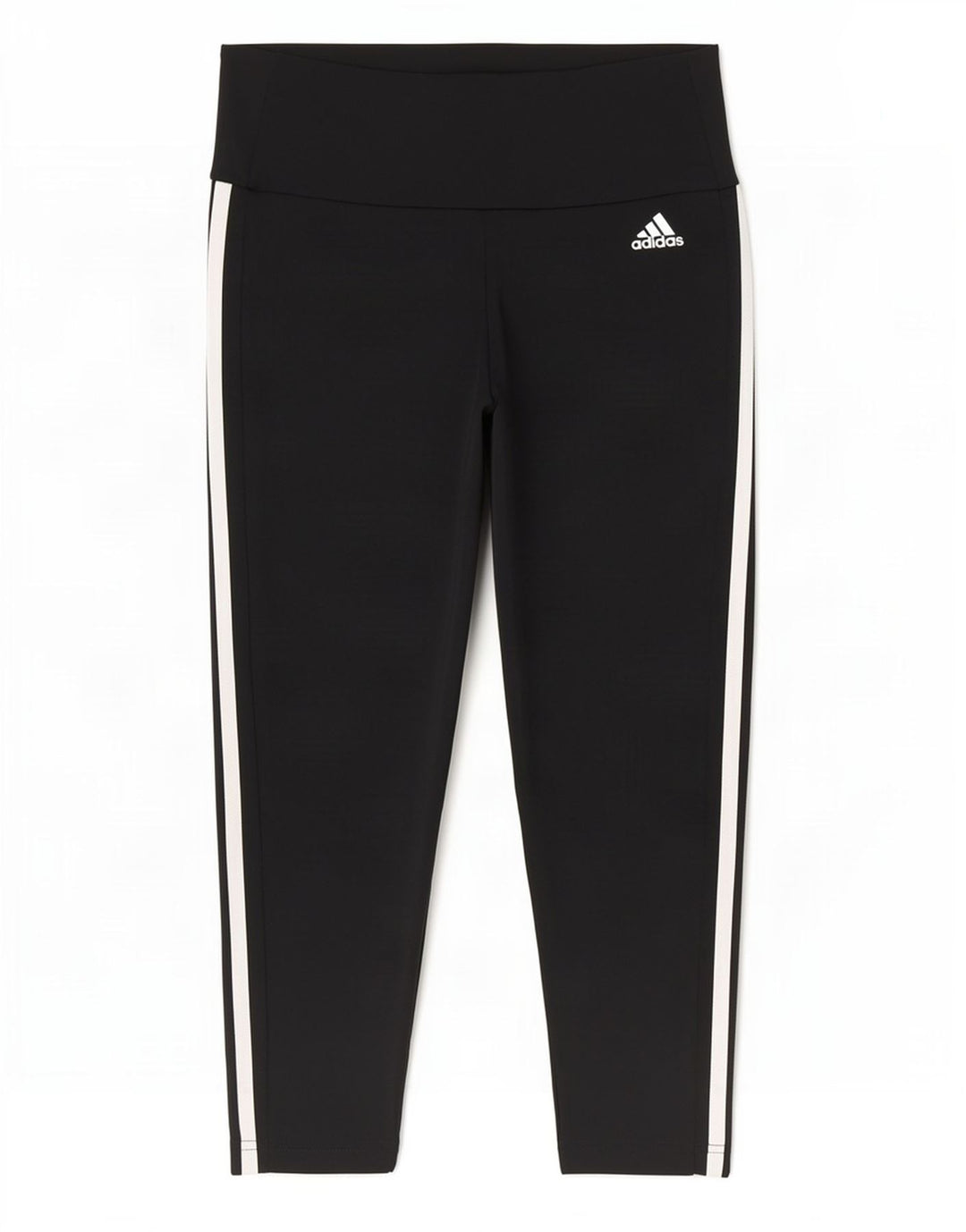 Adidas Womens Aeroready Capri Leggings UK 8/10 Small Black Polyester