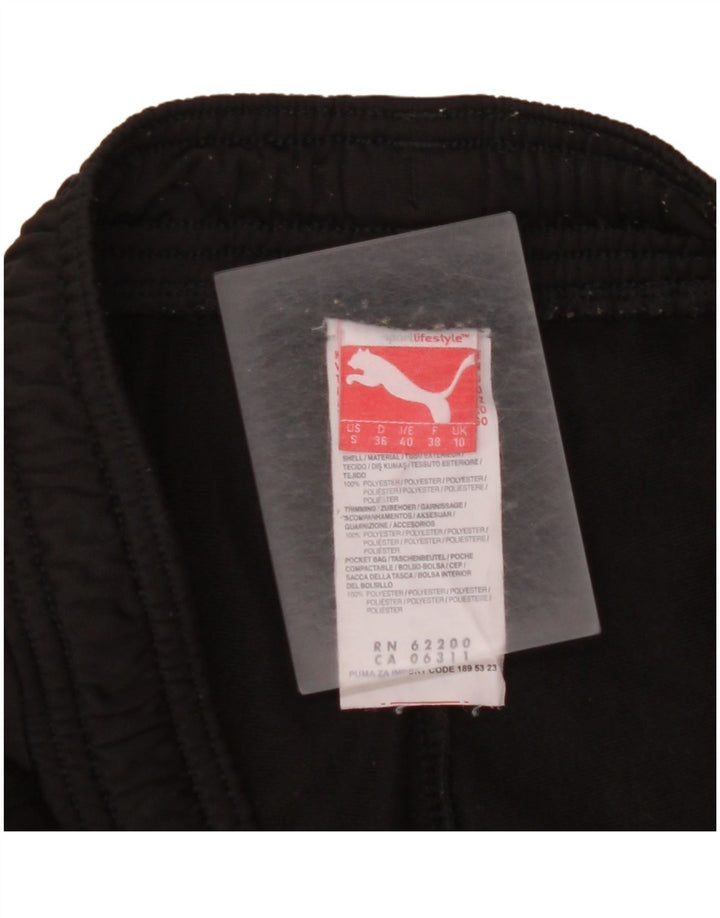 PUMA Womens Tracksuit Trousers UK 10 Small Black Polyester