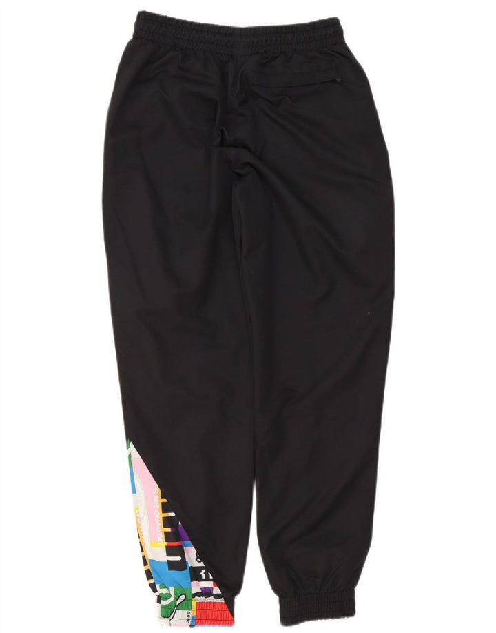 PUMA Mens Graphic Tracksuit Trousers Joggers Small  Black Polyester